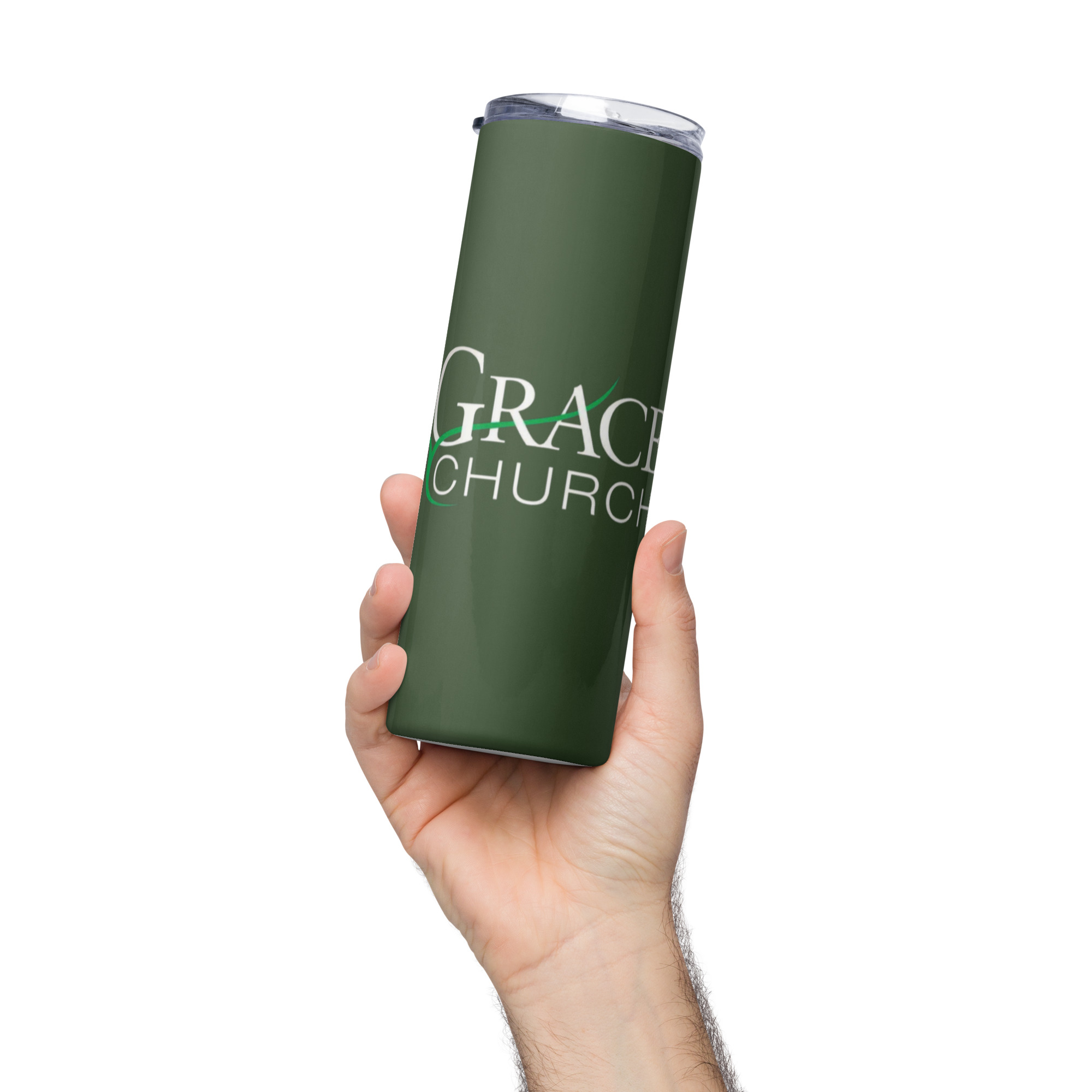 Stainless steel tumbler — White