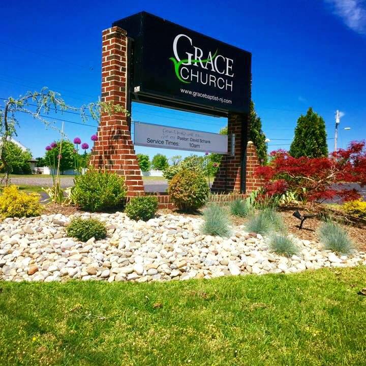Grace Church monument sign at 351 Beckett Rd, Swedesboro NJ